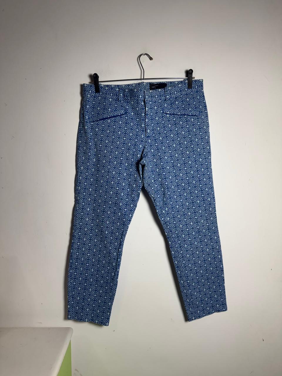 Calça Estampada Azul – GAP – tam M - Imagem 2