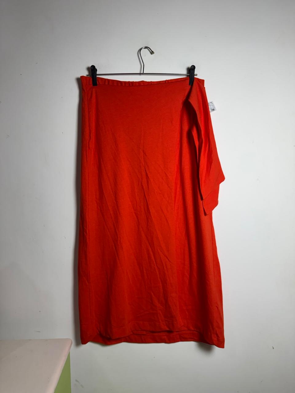 Saia Longa Envelope Laranja – Marfinno – tam G *NOVO*