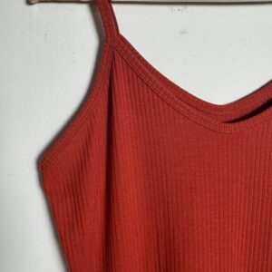Vestido Terracota Canelado – tam G