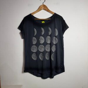 Camiseta Preta Fases da Lua – Bluesteel – tam G