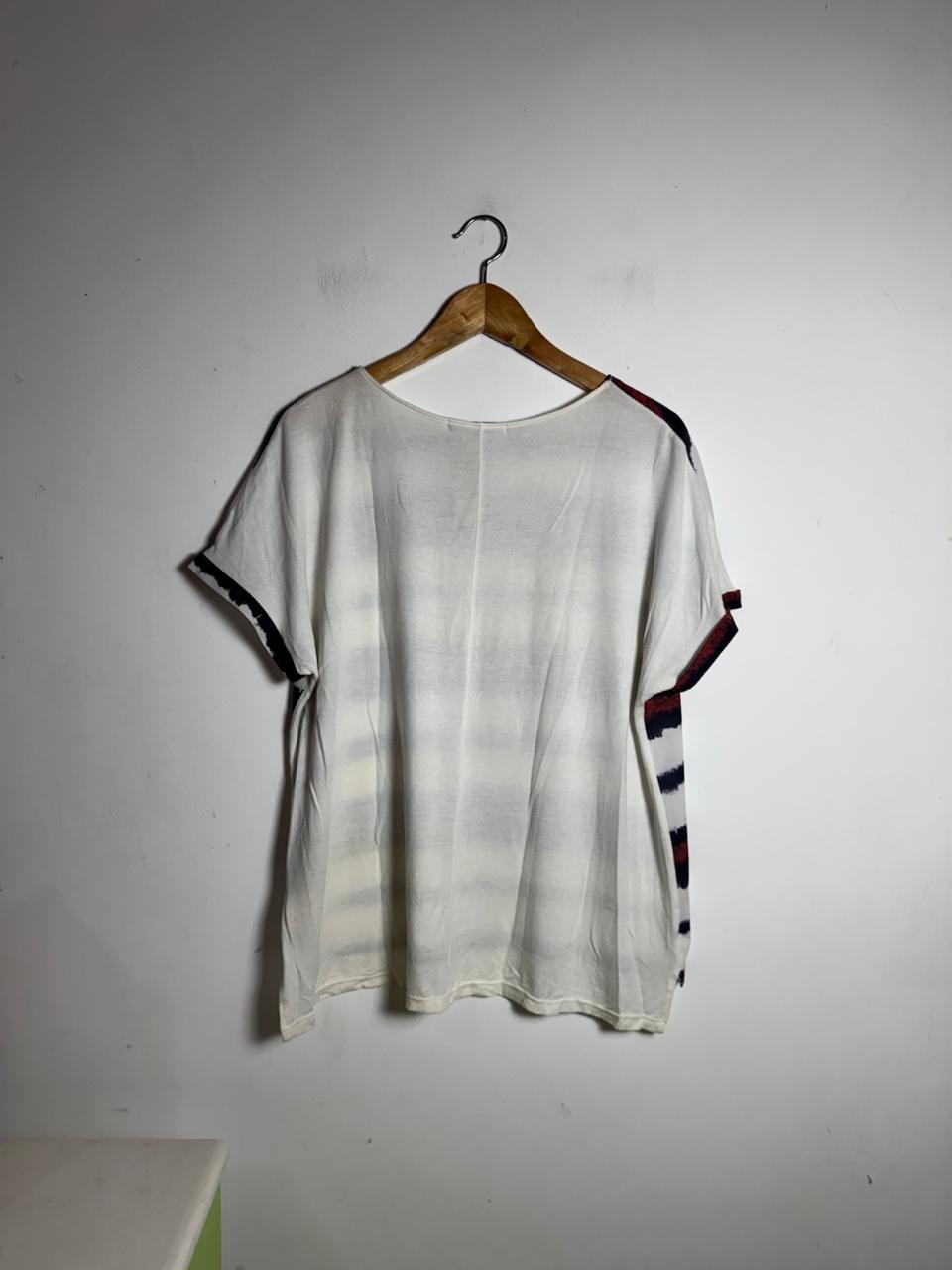Camiseta Estampada Listrada – Cortelle – tam G - Imagem 2