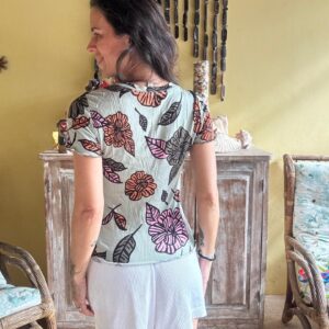Blusa Estampa Flores – Bluesteel – tam M