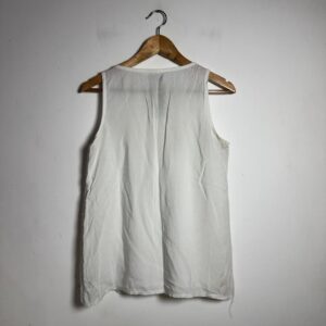 Blusa regata Branca de Renda – Casual – tam M