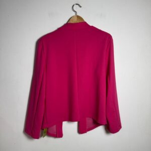 Blazer Feminino Fúcsia Aberto com Ombreiras – Shein – tam GG