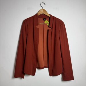 Blazer Cobre Marrom com ombreiras– Shein – tam GG