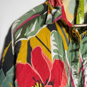 Cropped Estampado Floral Tropical – Fresia – tam 38 / 40