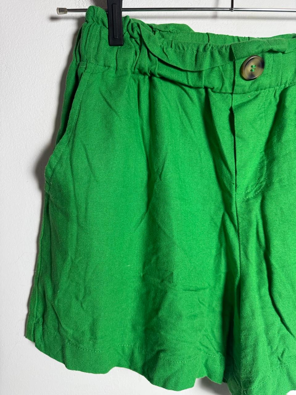 Short Verde Paperbag com Cós Elástico – Ak – tam P - Imagem 3