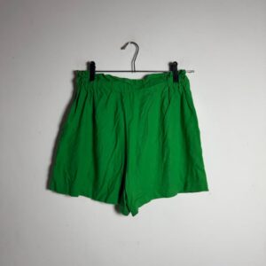 Short Verde Paperbag com Cós Elástico – Ak – tam P