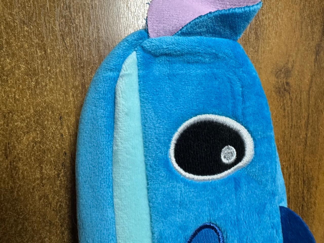 Estojo Stitch Pelúcia Azul - Imagem 3