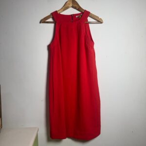 Vestido Halter Vermelho Coral – Cortelle – tam P