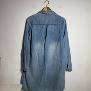 Vestido Jeans Chemise Manga Comprida – Marisa – tam 38