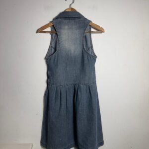 Vestido Jeans Sem Manga – Open Up – tam M