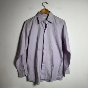 Camisa Social Lilás Claro com Logo Bordado – Monsieur Givenchy – tam P