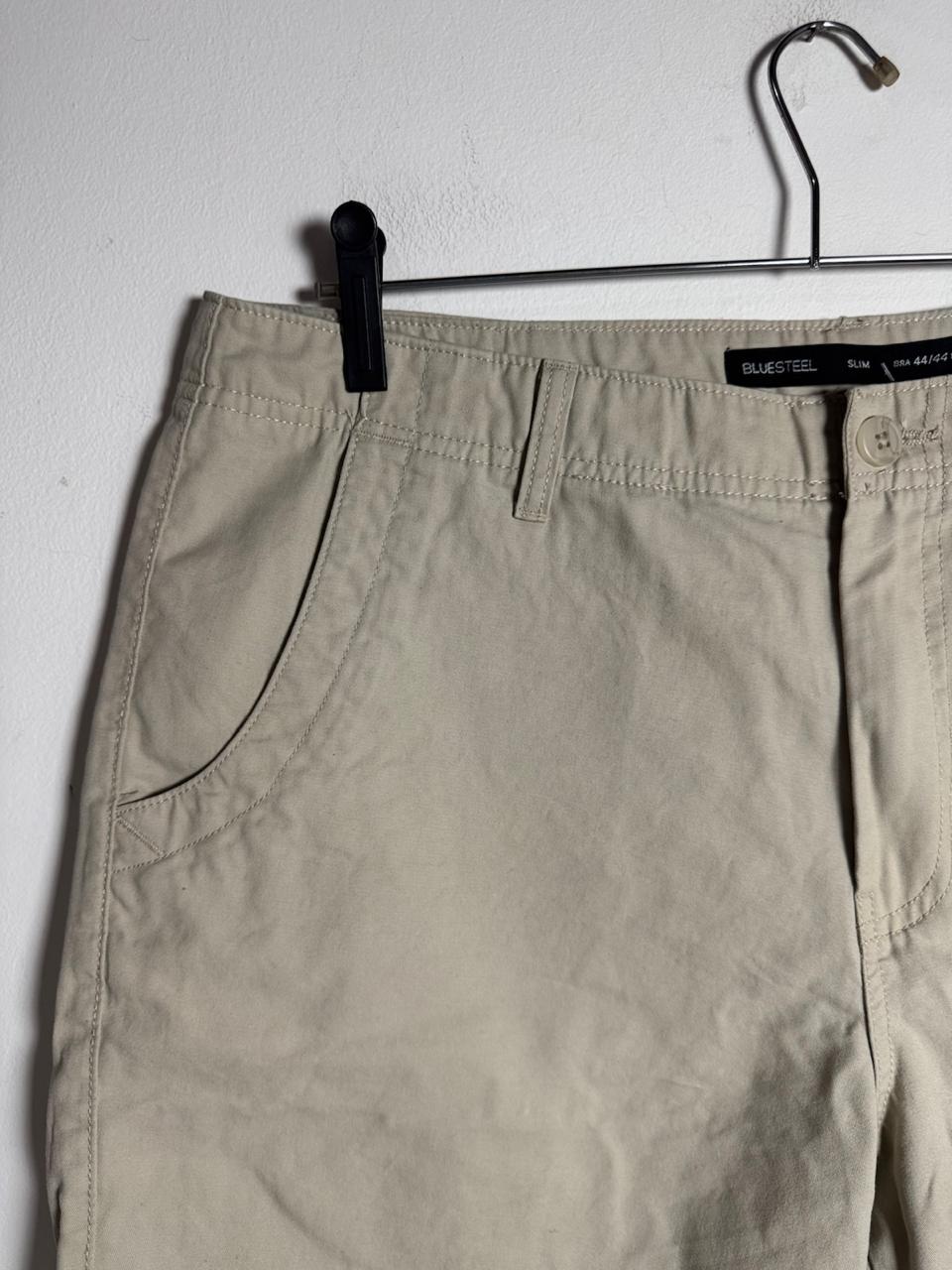 Bermuda Nude Slim – Bluesteel – tam 44 - Imagem 3