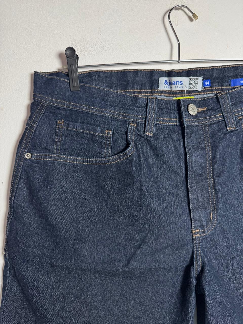 Bermuda Jeans Reta Azul Escuro – Ejeans – tam 44 - Imagem 2