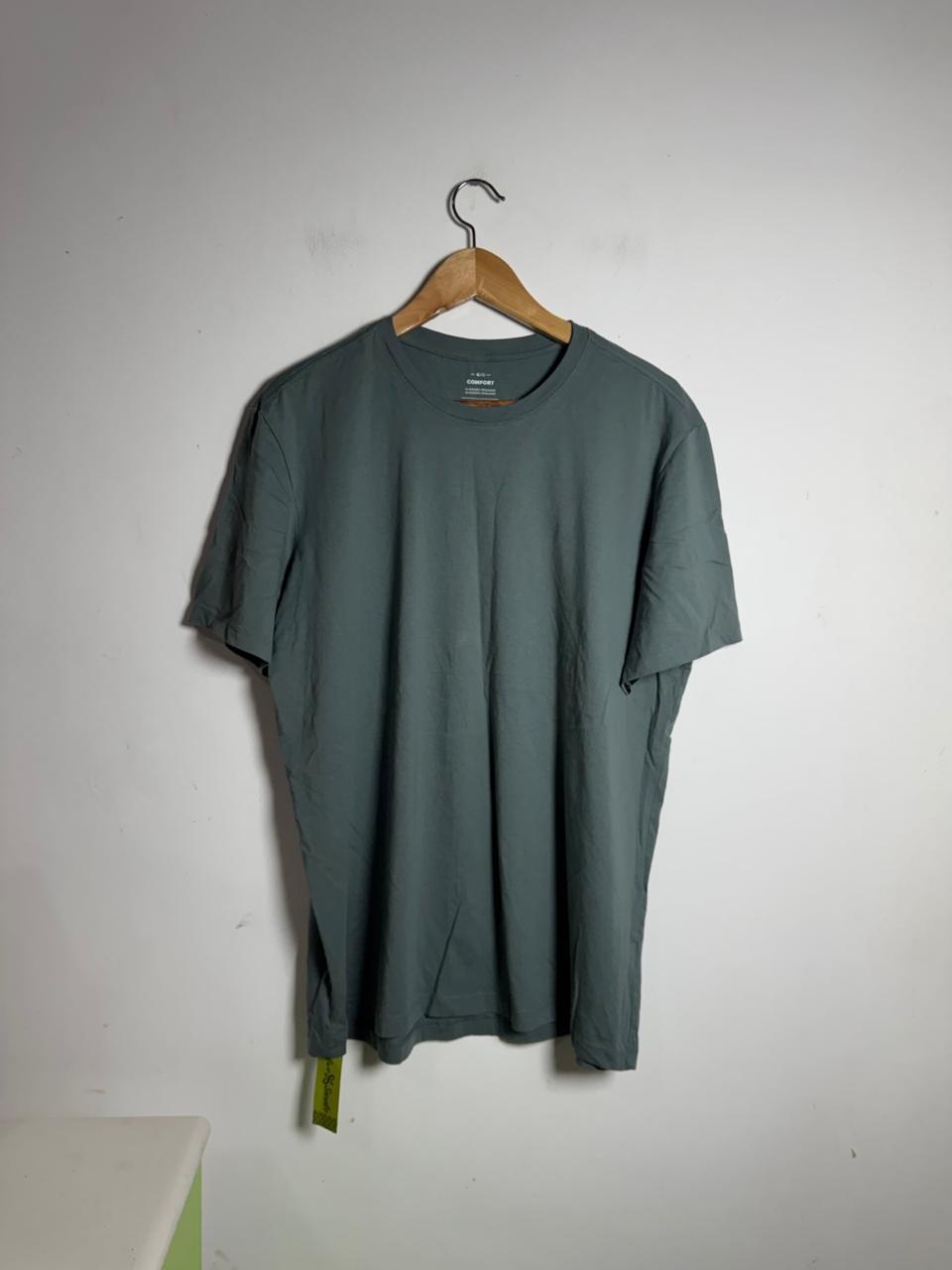 Camiseta Cinza Esverdeado – Marfinno – tam G