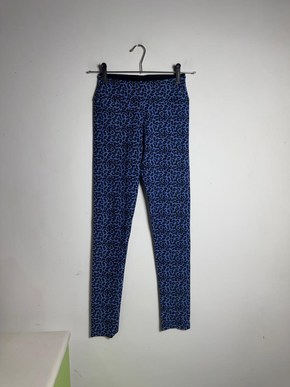 Calça Legging Azul Animal Print – tam P