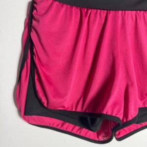 Short de Treino Duplo Rosa e Preto – tam M