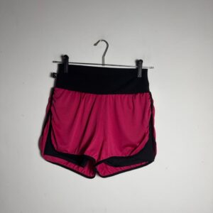 Short de Treino Duplo Rosa e Preto – tam M