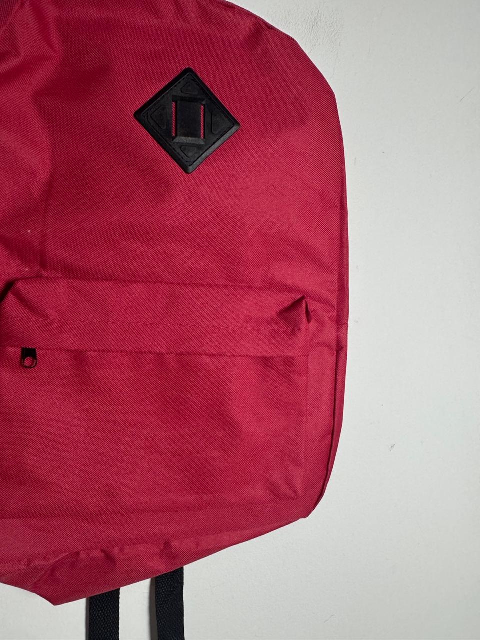 Mochila Vermelha Clássica Casual - Imagem 3