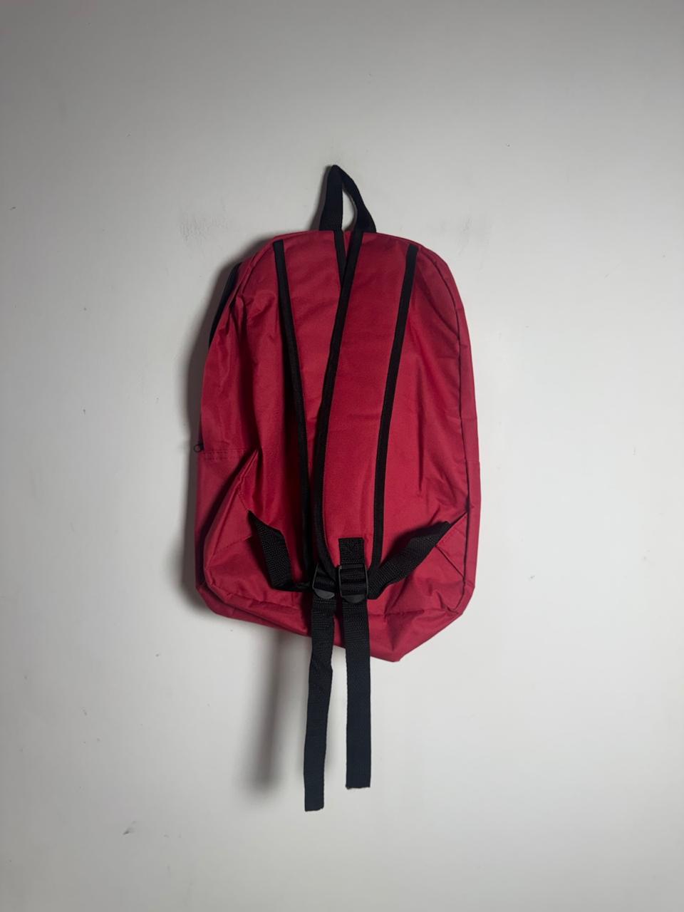 Mochila Vermelha Clássica Casual - Imagem 2