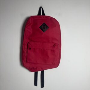 Mochila Vermelha Clássica Casual