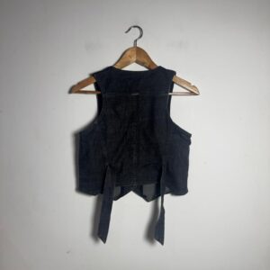 Colete Jeans Cinza Estonado – Shop 128 – tam P