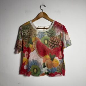 Blusa Estampa Frutas – Shoulder – tam P