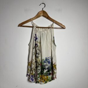 Blusa Regata Estampada Floral – Zara – tam P