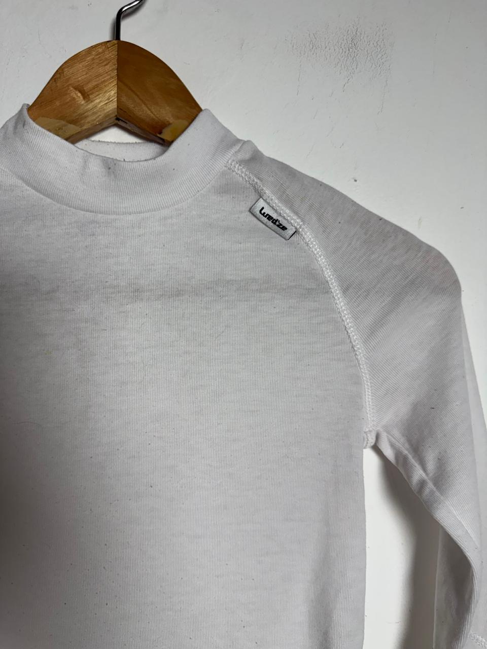 Blusa Térmica Branca Gola Alta – Wedze – tam 8 a 10 - Imagem 2