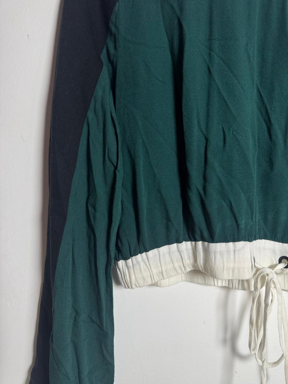 Cropped Color Block Verde, Preto e Branco – FYI – tam 40 - Imagem 4