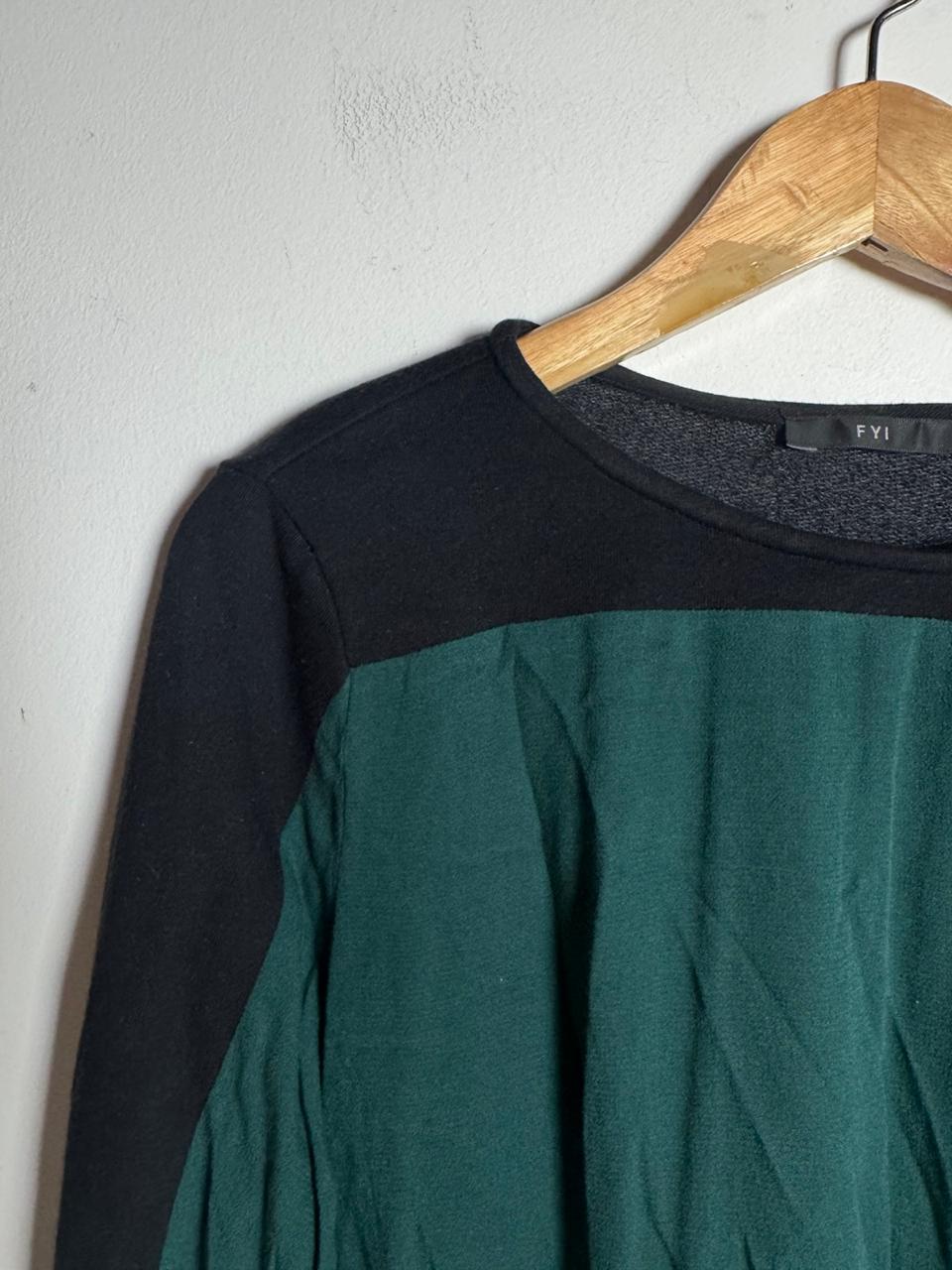 Cropped Color Block Verde, Preto e Branco – FYI – tam 40 - Imagem 3
