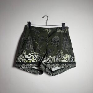 Short Estampado de Onça e Zebra Verde – Vicio – tam G