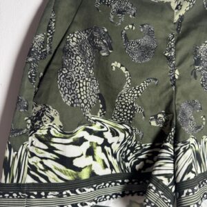 Short Estampado de Onça e Zebra Verde – Vicio – tam G