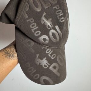 Boné Preto com Padronagem e Cavalinho Polo – Polo Sport – tam U