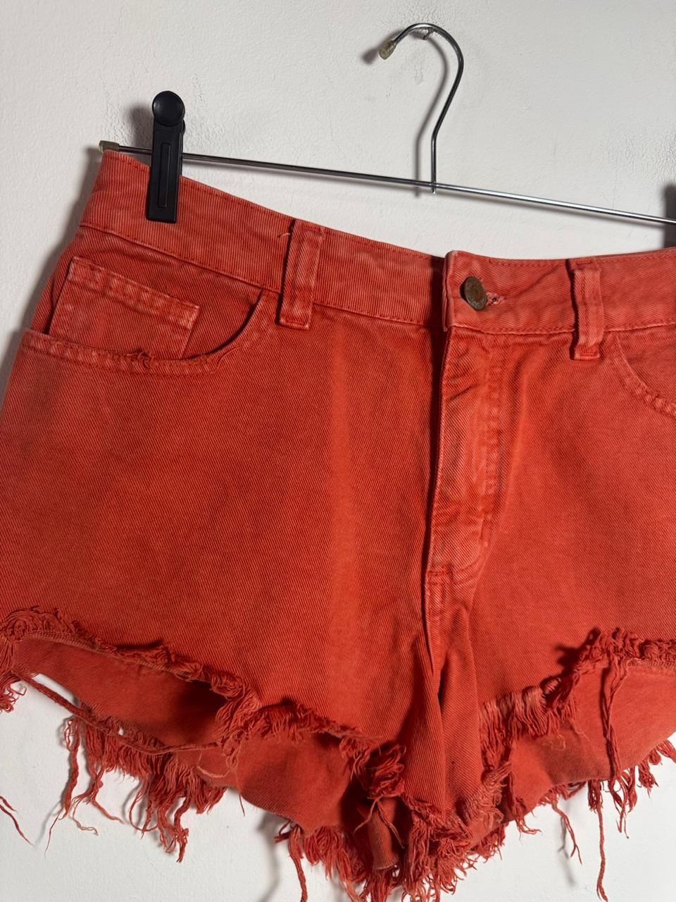Short Jeans Terracota Desfiado – Dress – tam 38 - Imagem 3