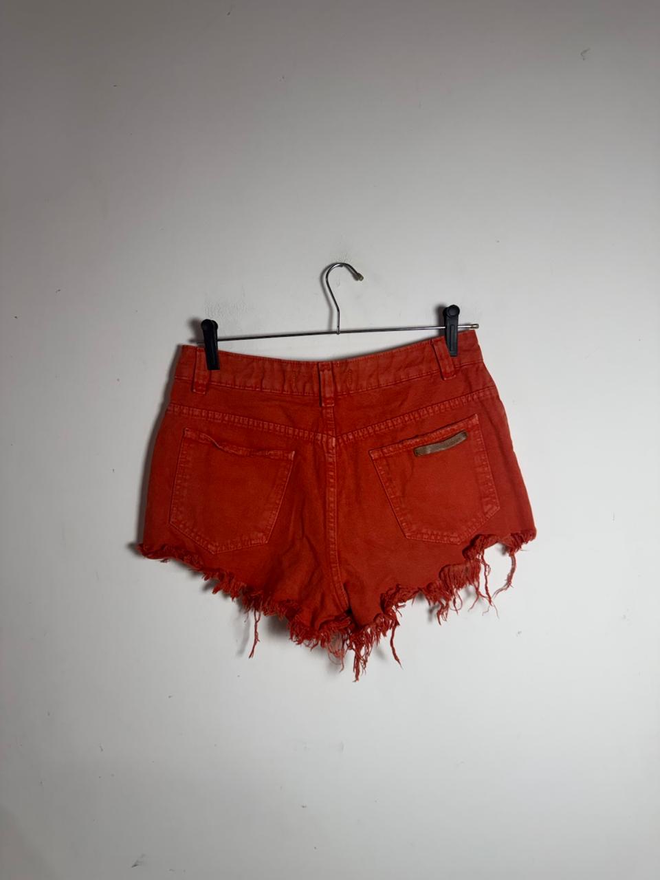 Short Jeans Terracota Desfiado – Dress – tam 38 - Imagem 2