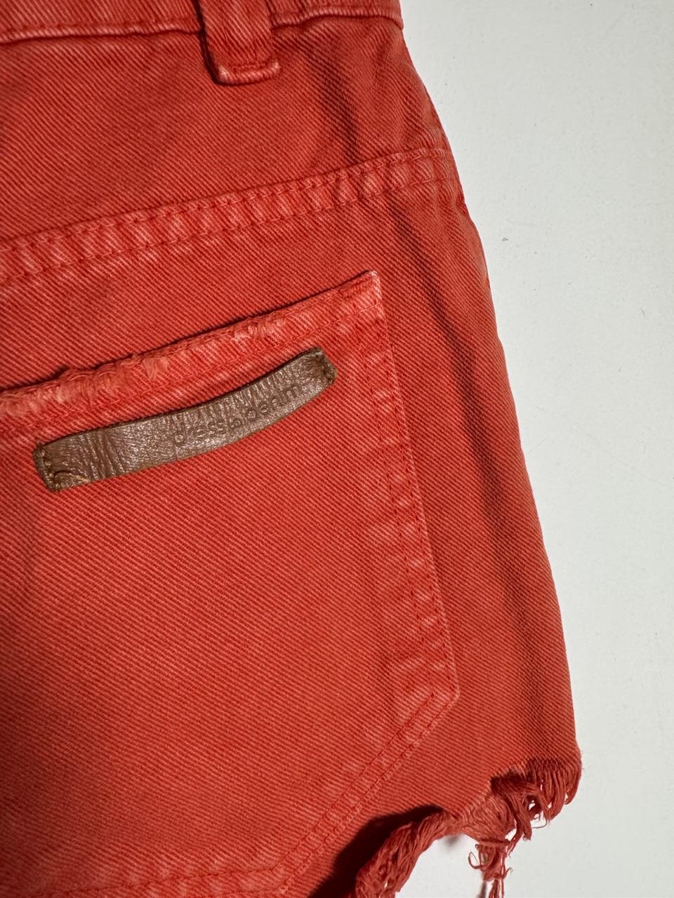 Short Jeans Terracota Desfiado – Dress – tam 38 - Imagem 4