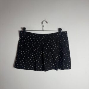 Mini Saia Preta com Estampa de Laços – Lab – tam P