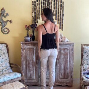 Calça Skinny Bege – Zara – tam 38