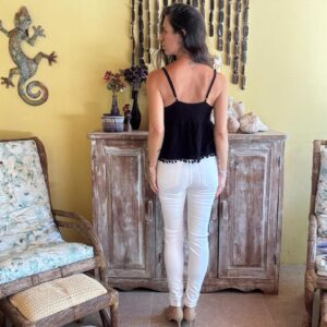 Calça Skinny Branca – Zara – tam 36