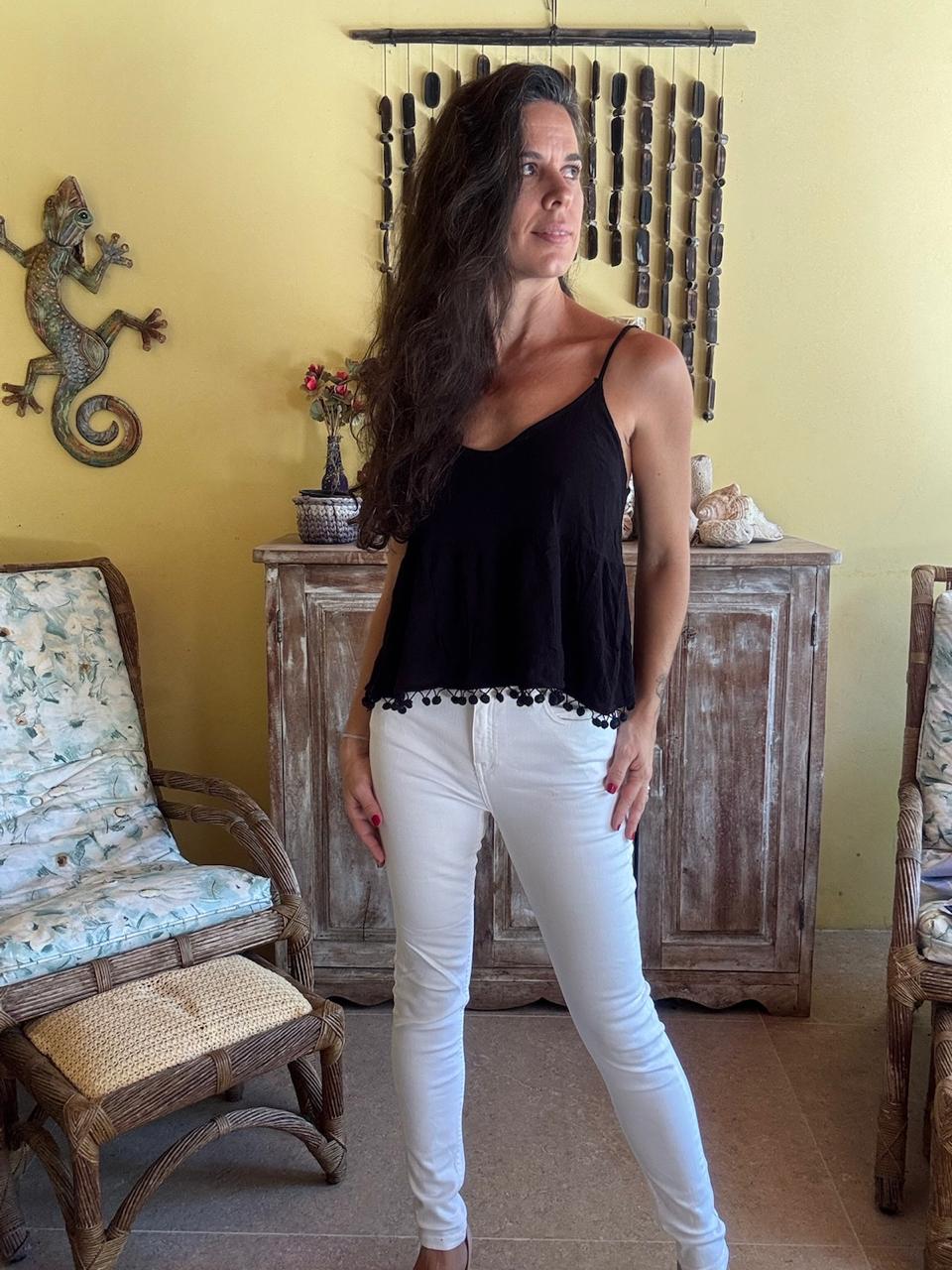 Calça Skinny Branca – Zara – tam 36 - Imagem 3