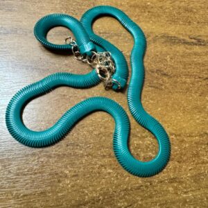 Colar Flexível Verde / Azul-turquesa – tam U