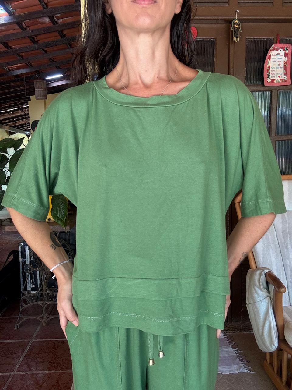 Blusa Verde – Hamadi – tam M