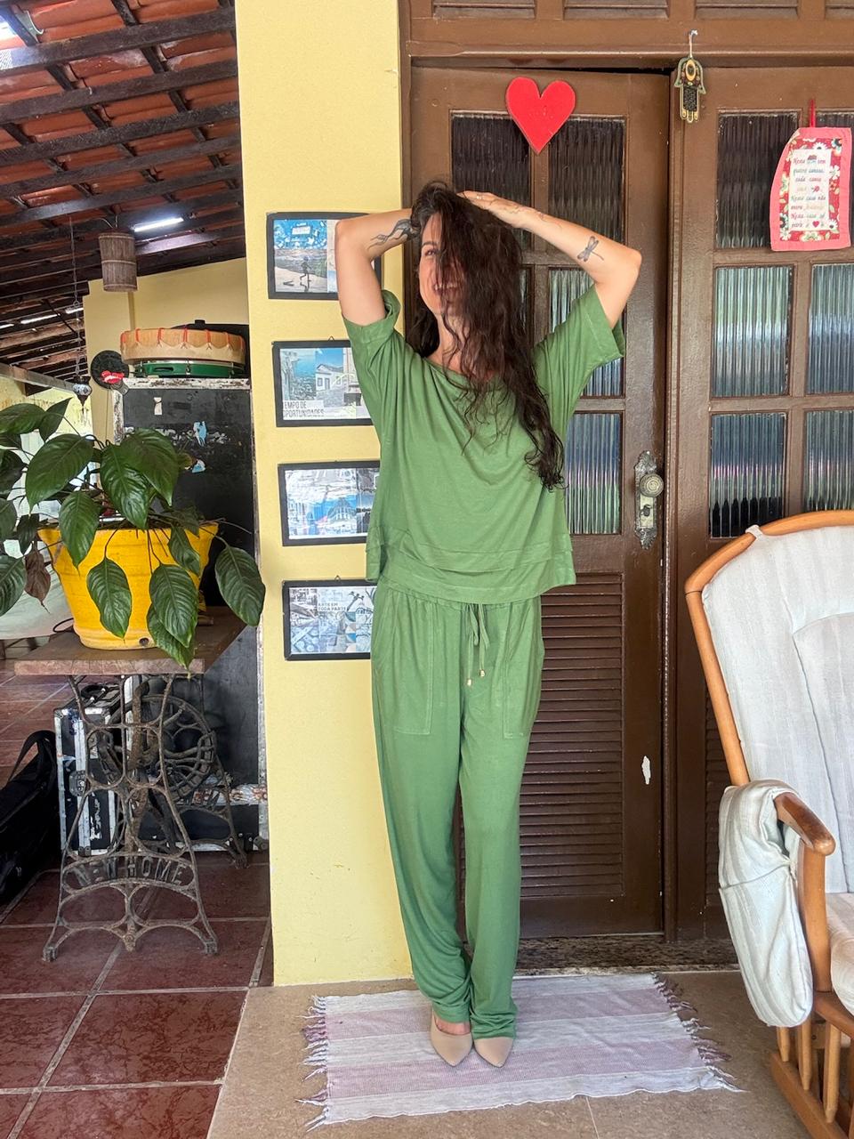 Calça Verde Feminino – tam M - Imagem 4