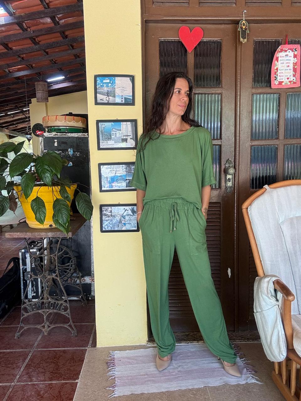 Calça Verde Feminino – tam M