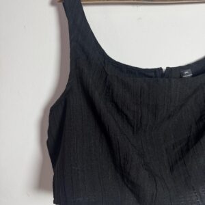 Cropped Texturizado Preto Shein – Tamanho 2XL