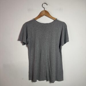 Blusa Cinza Estampada com Painel – TNG Woman – tam P