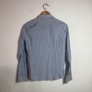 Camisa azul e branco listrada – George – tam 42