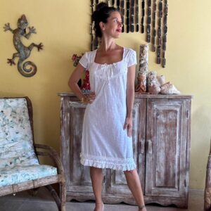 Vestido Branco de Laise – Elements – tam 40